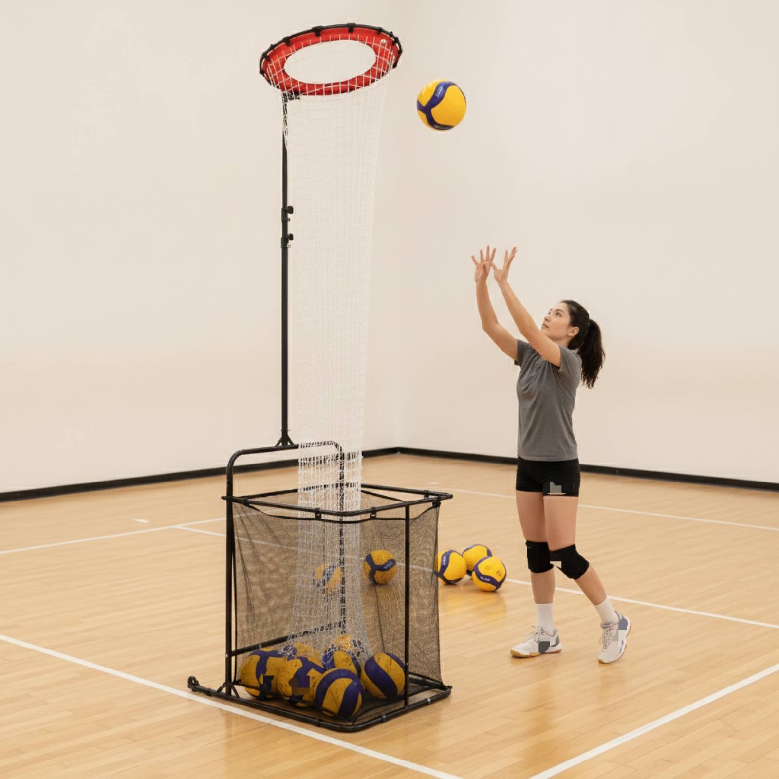 Sports Equipment Volleyball - Urządzenie do treningu siatkówki z torbą