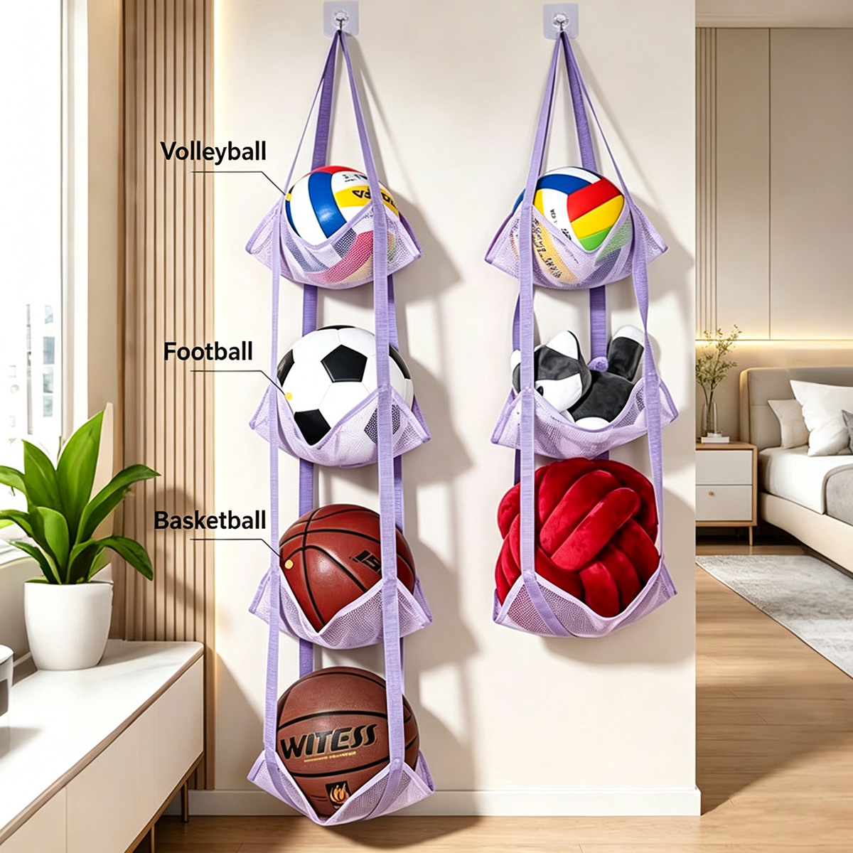 3/4-poziomowa wisząca torba na – Sports Equipment Volleyball recenzja i cena